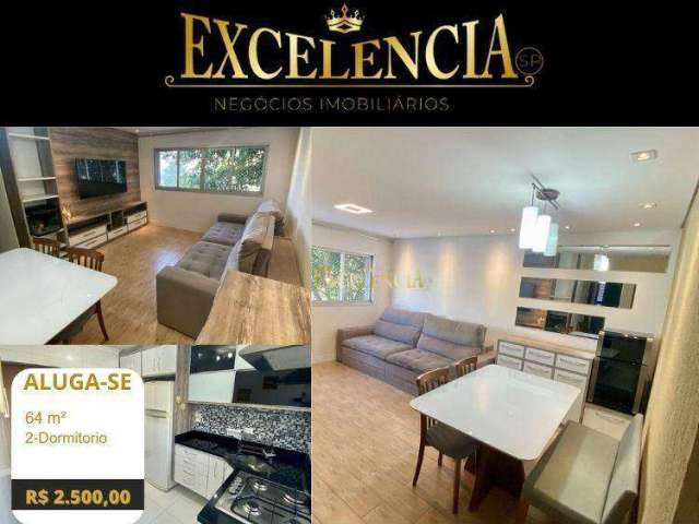 Apartamento com 2 dormitórios, 64 m² - venda por R$ 614.800 ou aluguel por R$ 3.230/mês - Vila Celeste - São Paulo/SP