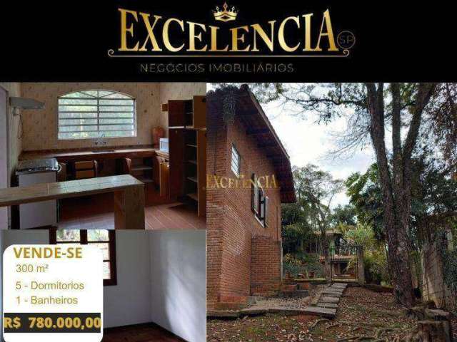 Casa com 5 dormitórios à venda, 300 m² por R$ 780.000,00 - Chácara dos Junqueiras - Carapicuíba/SP