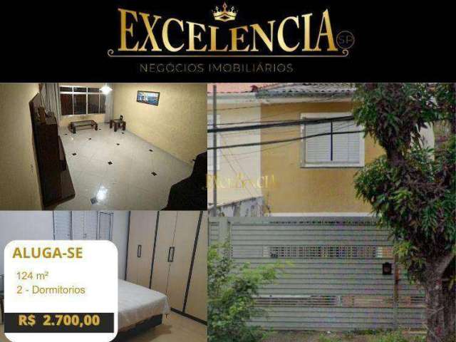 Sobrado com 2 dormitórios para alugar, 124 m² por R$ 2.757,00/mês - Vila Aurora - São Paulo/SP