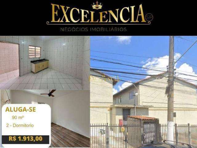 Casa com 2 dormitórios para alugar, 90 m² por R$ 2.064,00/mês - Vila Espanhola - São Paulo/SP