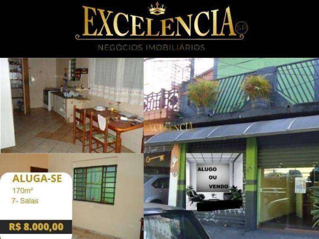 Sobrado, 170 m² - venda por R$ 1.400.000 ou aluguel por R$ 8.000/mês - Casa Verde - São Paulo/SP