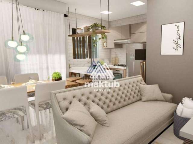 Apartamento à venda, 51 m² por R$ 385.000,00 - Vila Assunção - Santo André/SP