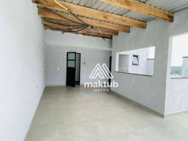 Cobertura com 2 dormitórios à venda, 120 m² por R$ 650.000,00 - Vila Pires - Santo André/SP