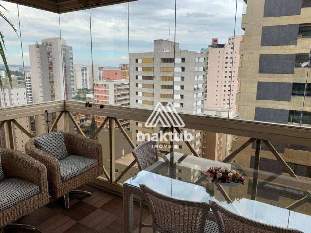 Apartamento com 4 dormitórios para alugar, 309 m² por R$ 17.726,00/mês - Jardim - Santo André/SP