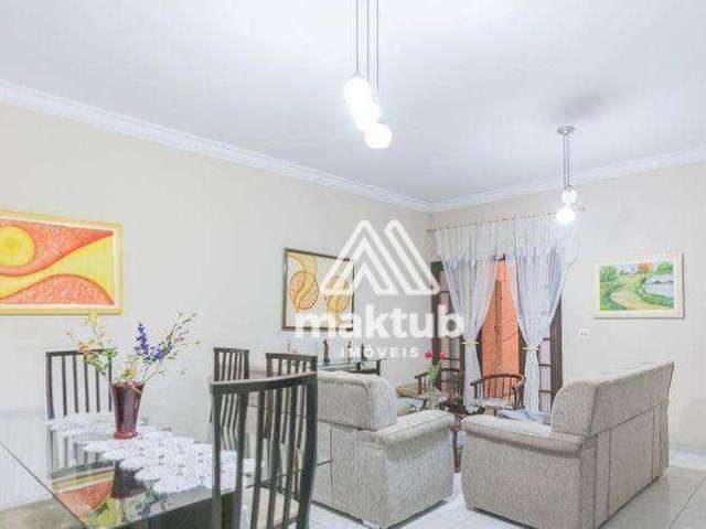 Sobrado com 3 dormitórios para alugar, 127 m² por R$ 3.765,00/mês - Vila Assunção - Santo André/SP