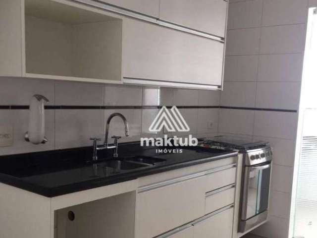 Apartamento com 3 dormitórios para alugar, 85 m² por R$ 3.740,00/mês - Vila Valparaíso - Santo André/SP