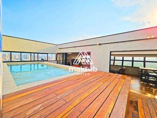 Cobertura com 3 dormitórios à venda, 400 m² por R$ 2.950.000,00 - Jardim - Santo André/SP