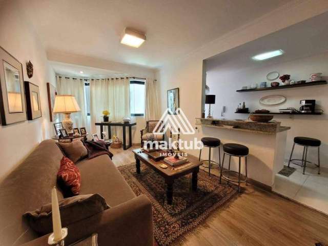Apartamento com 1 dormitório à venda, 50 m² por R$ 530.000,00 - Jardim - Santo André/SP