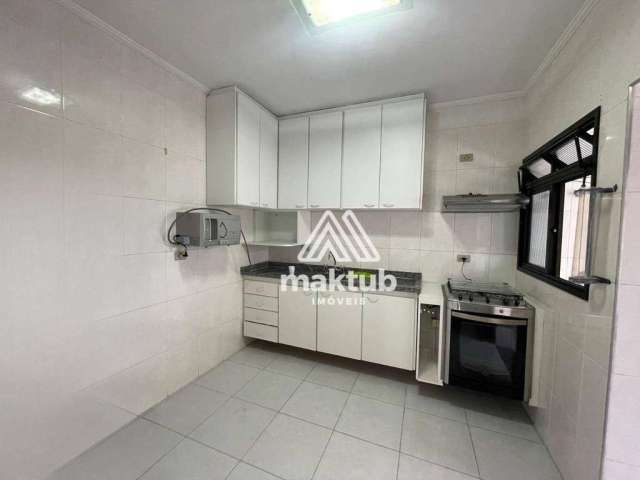 Apartamento com 3 dormitórios para alugar, 90 m² por R$ 2.618,00/mês - Vila América - Santo André/SP