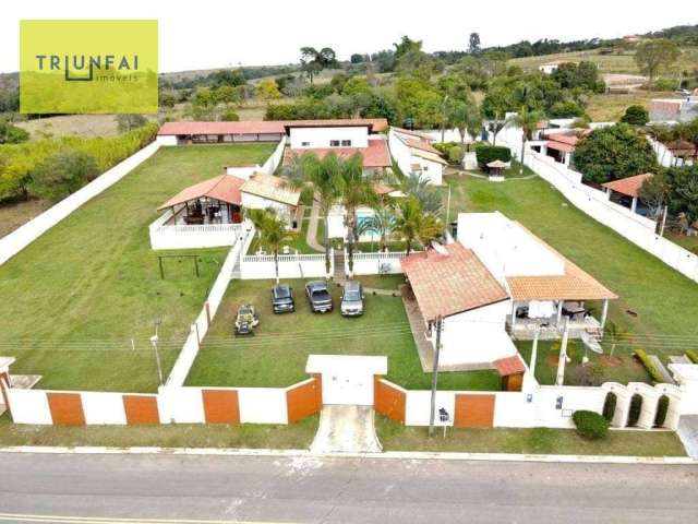 Chácara com 5 dormitórios à venda, 2200 m² por R$ 1.200.000 - Centro - Sarapuí/SP