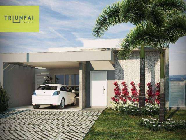 Casa com 3 dormitórios à venda, 156 m² por R$ 630.000 - Condominio ninho verde - Porangaba/SP