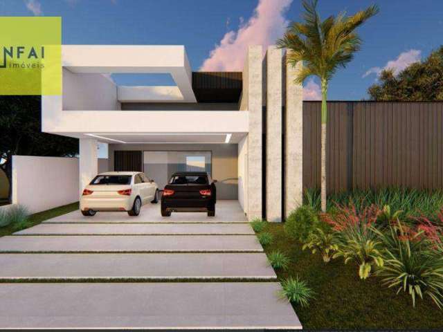 Casa com 4 suítes à venda, 278 m² por R$ 2.390.000 - Alphaville Nova Esplanada 3 - Votorantim/SP