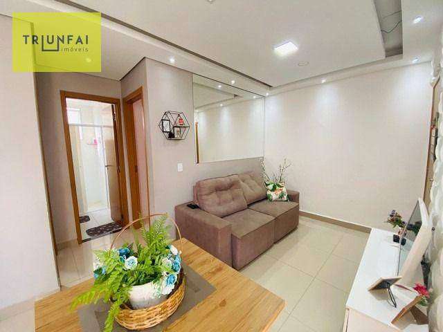 Apartamento com 2 dormitórios à venda, 43 m² por R$ 205.000 - Caguaçu - Sorocaba/SP