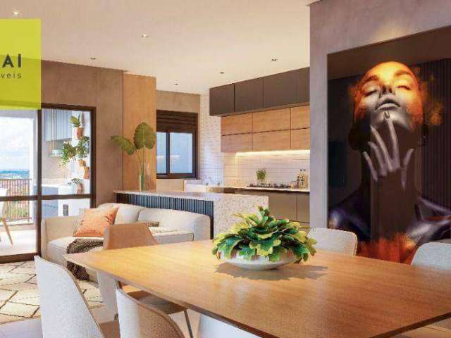 Apartamento com 3 dormitórios à venda, 96 m² por R$ 734.000 - Condomínio Atmo Residencial - Votorantim/SP