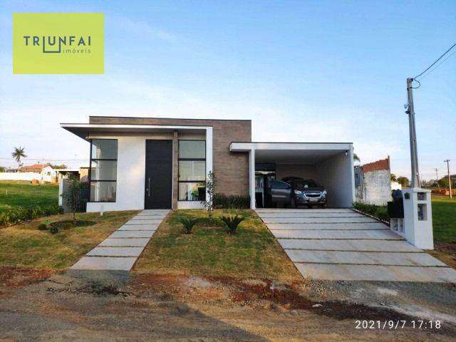 Casa com 3 dormitórios à venda, 170 m² por R$ 790.000 - Condominio ninho verde - Porangaba/SP
