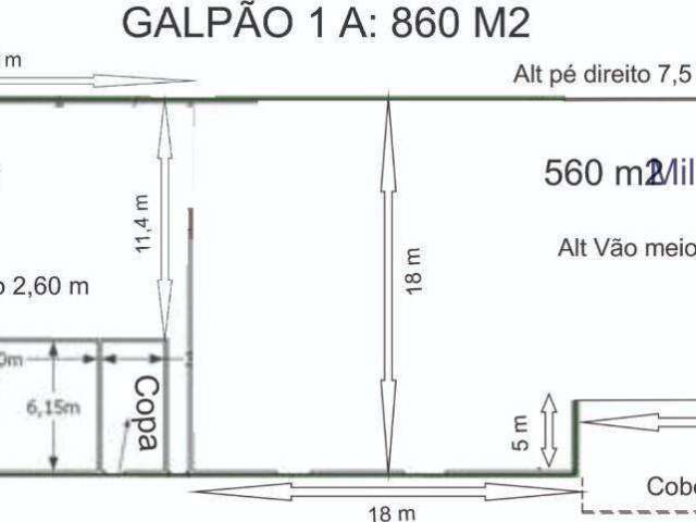 Galpão locação - Alumínio/SP