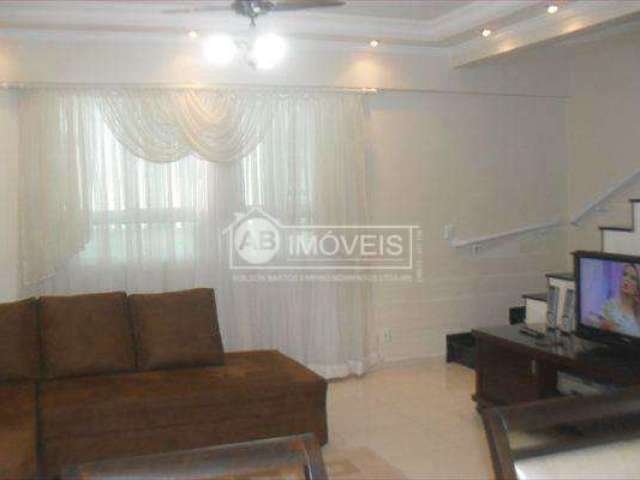 Casa em condomínio fechado com 3 quartos à venda no Estuário, Santos , 147 m2 por R$ 690.000