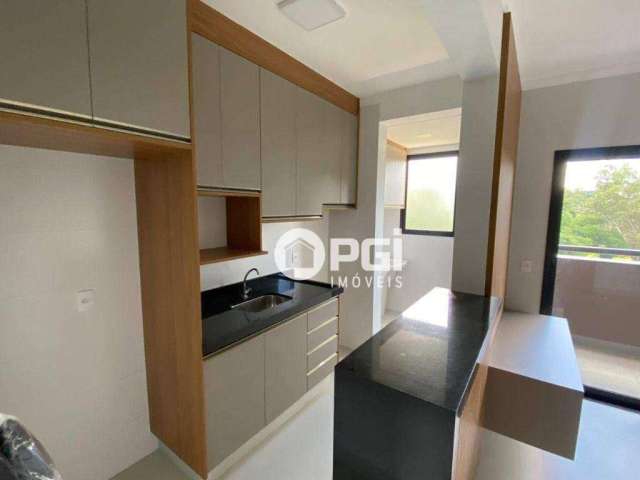 Apartamento com 1 dormitório para alugar, 45 m² por R$ 2.100,00/mês - Jardim Recreio - Ribeirão Preto/SP