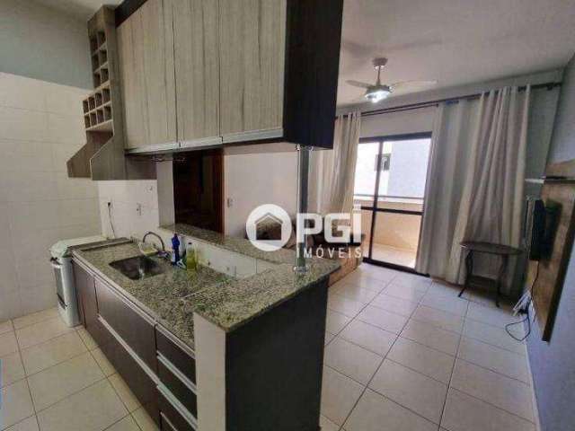 Apartamento com 1 dormitório para alugar, 45 m² por R$ 2.597,58/mês - Jardim Nova Aliança - Ribeirão Preto/SP