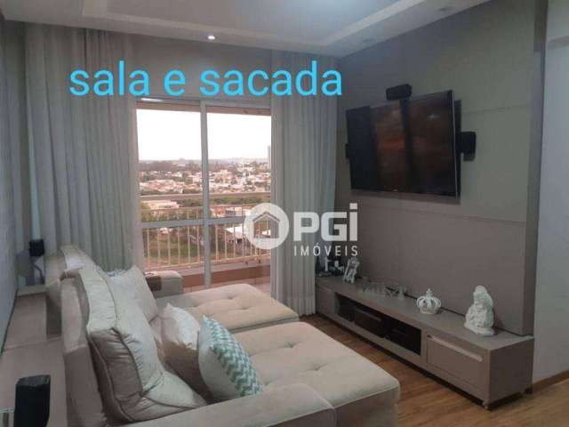 Apartamento com 3 dormitórios para alugar, 73 m² por R$ 3.200,01/mês - Jardim Anhangüera - Ribeirão Preto/SP