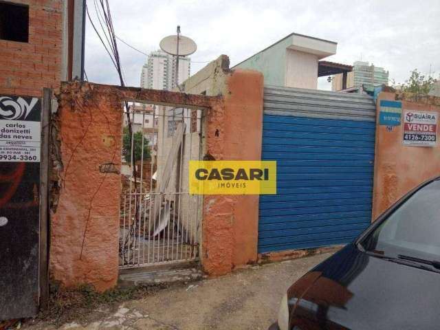 Terreno à venda, 256 m² - Anchieta - São Bernardo do Campo/SP