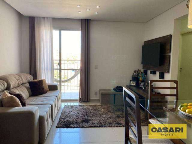 Apartamento com 3 dormitórios à venda, 73 m² por R$ 440.000,00 - Vila Alzira - Santo André/SP