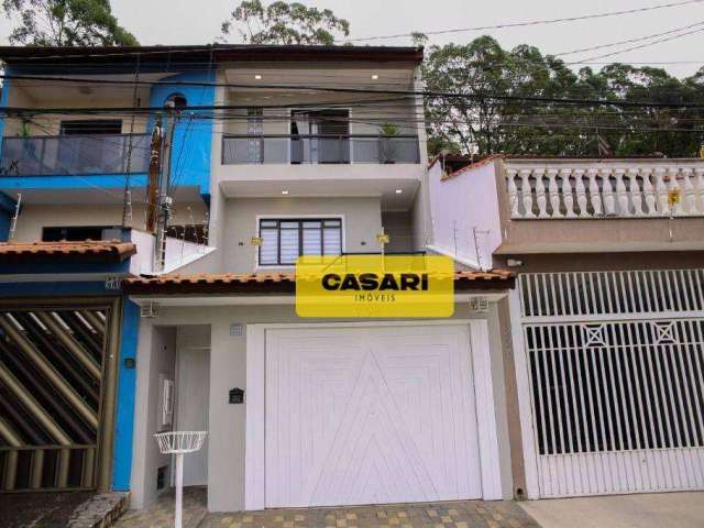 Sobrado com 3 dormitórios à venda, 250 m² - Jardim Milena - Santo André/SP