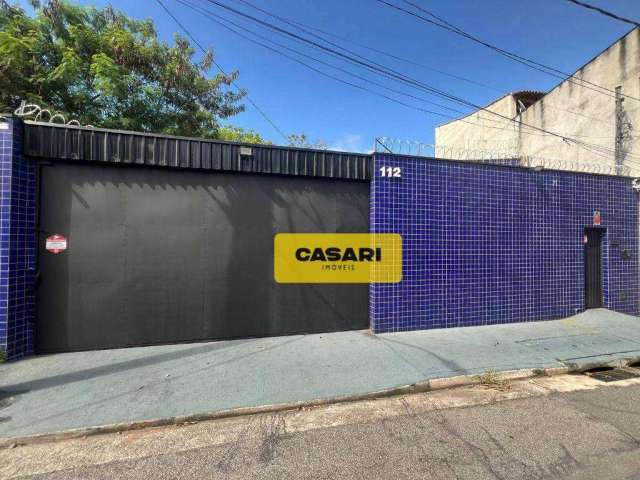 Galpão para alugar, 163 m² - Vila Camilópolis - Santo André/SP