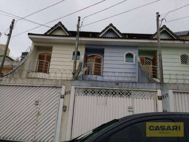 Sobrado com 3 dormitórios à venda, 118 m² - Vila Guarará - Santo André/SP