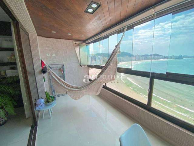 Apartamento com 3 dormitórios para alugar, 180 m² por R$ 13.000,00/mês - Astúrias - Guarujá/SP