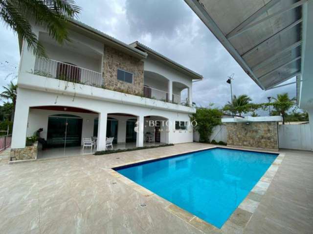 Casa com 4 dormitórios para alugar, 378 m² por R$ 15.000,00/mês - Acapulco - Guarujá/SP