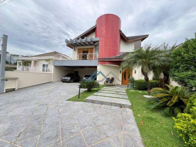 Casa mobiliada com 5 suítes, 473 m² - venda por R$ 5.500.000 ou aluguel por R$ 25.000/mês o pacote - 18 do Forte - Santana de Parnaíba/SP