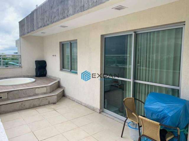 Cobertura com 1 dormitório, 79 m² - venda por R$ 450.000,00 ou aluguel por R$ 4.890,00/mês - Curicica - Rio de Janeiro/RJ