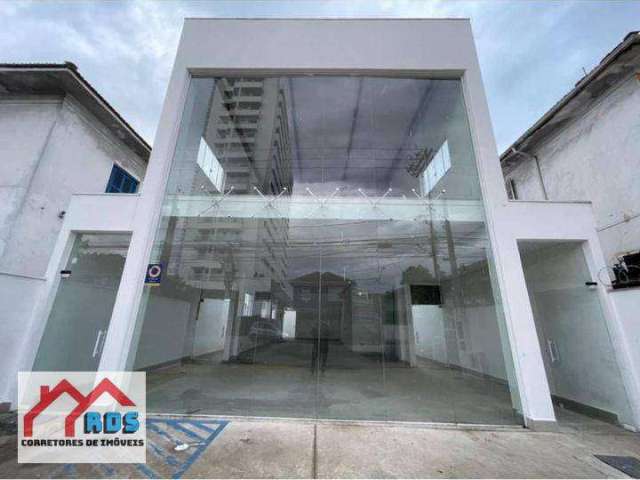Loja, 286 m² - venda por R$ 2.500.000,00 ou aluguel por R$ 15.000,00/mês - Macuco - Santos/SP