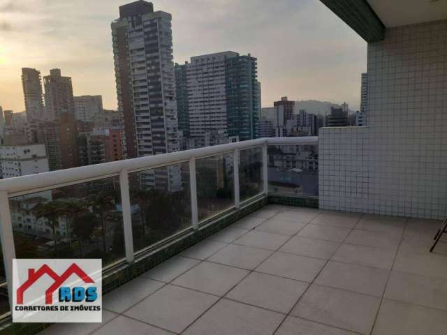 Apartamento com 3 dormitórios para alugar, 152 m² por R$ 20.000,00/mês - Boqueirão - Santos/SP