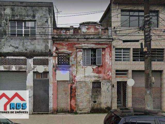 Casa com 2 dormitórios à venda por R$ 400.000,00 - Vila Nova - Santos/SP
