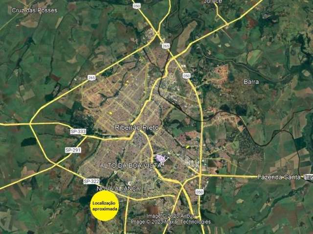 Excelente área para venda na Zona Sul de Ribeirão Preto-SP, na localização mais nobre da cidade, área com 97.400 m2, ideal para incorporação residenci