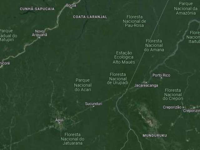 Fazenda bruta para venda no Amazonas com 30.000 hectares, ideal para credito de carbono, bioma Amazonia