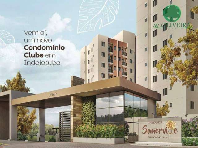 Apartamento com 2 dormitórios à venda, 49 m² por R$ 265.000,00 - Jardim Regina - Indaiatuba/SP