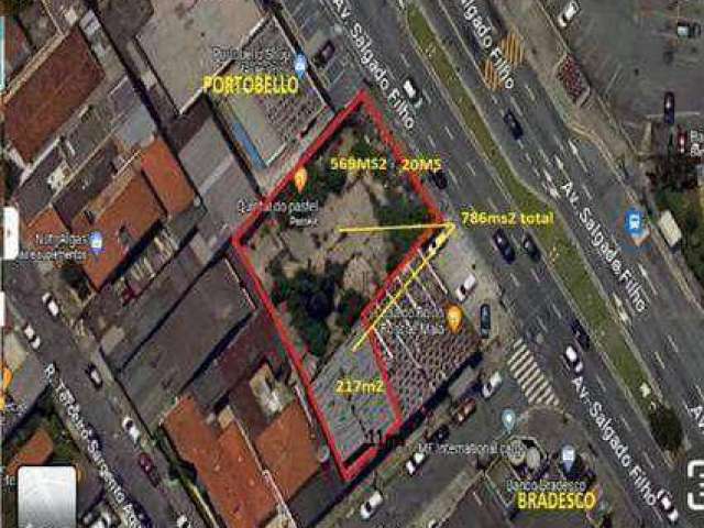 Terreno para alugar, 800 m² por R$ 31.415,00/mês - Centro - Guarulhos/SP