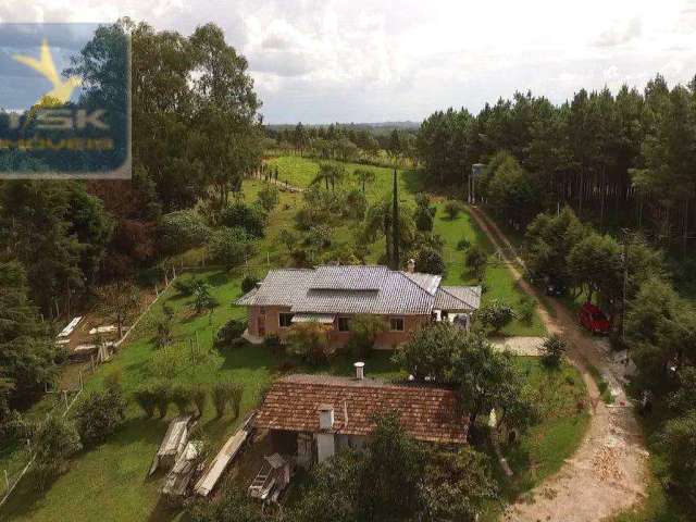 Chácara com 2 dormitórios à venda, 10935 m² por R$ 420.000,00 - Zona Rural - Agudos do Sul/PR