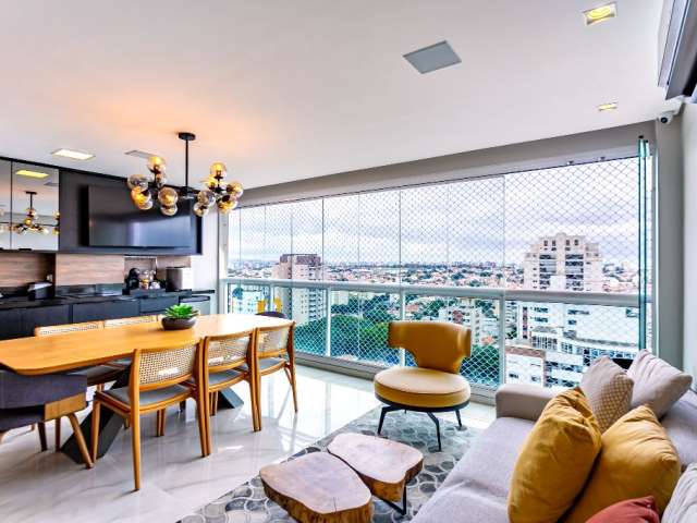 Descubra o Luxo e Conforto: Apartamento de 165m² com 4 Quartos e Varanda Gourmet