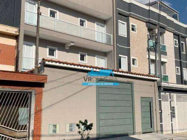 Cobertura com 3 dormitórios à venda, 75 m² por R$ 570.000,00 - Vila Camilópolis - Santo André/SP