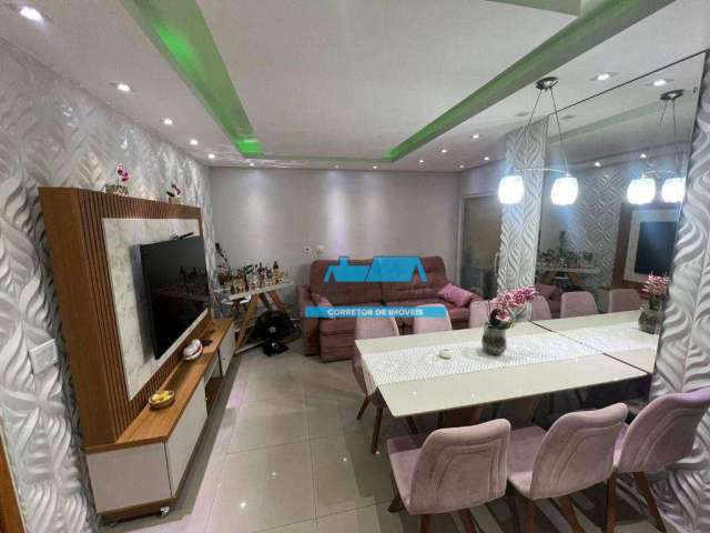 Apartamento com 2 dormitórios à venda, 61 m² por R$ 470.000,00 - Vila Camilópolis - Santo André/SP