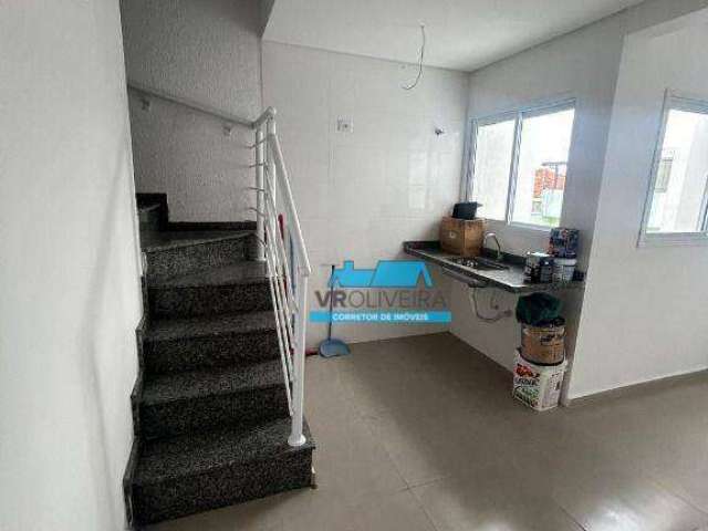 Cobertura com 2 dormitórios à venda por R$ 425.000,00 - Utinga - Santo André/SP
