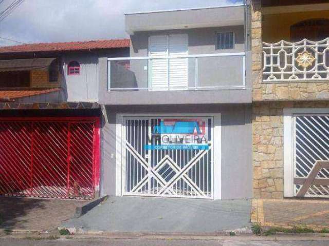 Sobrado com 3 dormitórios à venda por R$ 650.000,00 - Vila Camilópolis - Santo André/SP