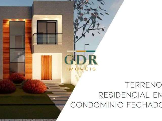 Terreno em condomínio fechado à venda na Rua Prudente de Morais, 235, Guarani, Colombo, 224 m2 por R$ 240.000