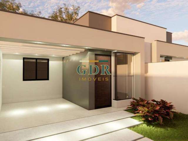 Casa com 3 quartos à venda na Sedemidio Borba Cordeiro, Borda do Campo, Quatro Barras, 75 m2 por R$ 349.000