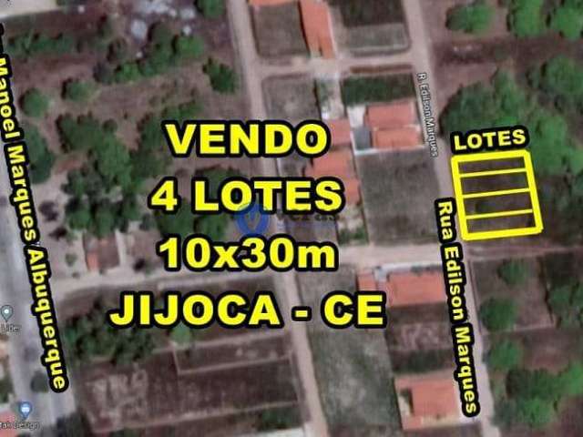 Veras vende lotes de 300m² em jijoca de jericoacoara
