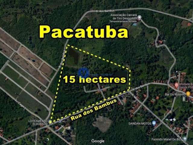 Veras vende terreno 15 hectars em pacatuba